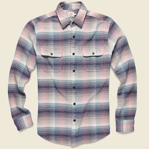 Faherty Belmar Flannel Shirt Old Coast Serape
